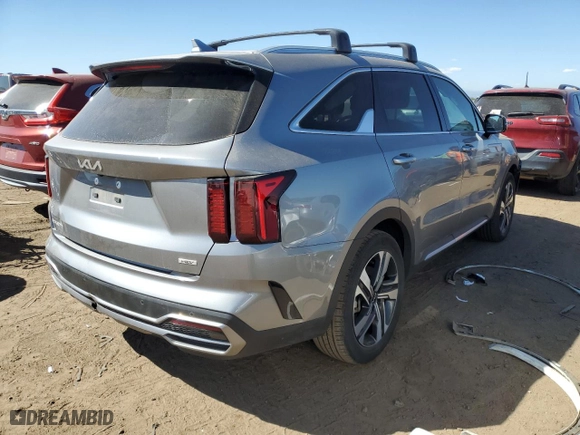 2023 Kia Sorento Hybrid EX with VIN KNDRHDLG2P5158613, listed as a Copart auction lot 72167034 with 19,671 mi miles and Non Repairable. Bid and sale history available at carsss.com. Image 3.