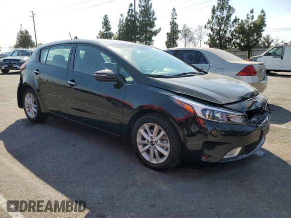 2017 Kia Forte5 LX with VIN KNAFK5A83H5690876, listed as a Copart auction lot 74842154 with 21,191 mi miles and Salvage Title. Bid and sale history available at carsss.com. Image 4.