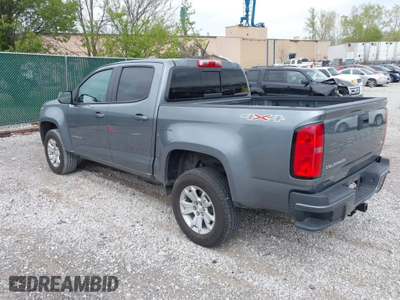 2022 Chevrolet Colorado 4WD LT с VIN 1GCGTCEN8N1227420, выставлен на аукционе IAAI как лот 42050345 с пробегом 54 922 миль миль и . История ставок и продаж доступна на DreamBid. Изображение 3.