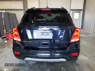 2022 Chevrolet Trax LT with VIN KL7CJPSM3NB534444, listed as a Copart auction lot 52376455 with 52,944 mi miles and Clean Title. Bid and sale history available at carsss.com. Image 6.
