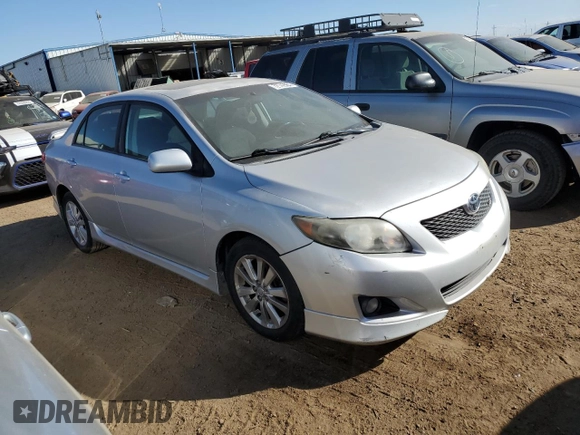 2009 Toyota Corolla with VIN 1NXBU40E39Z139959, listed as a Copart auction lot 72742564 with 121,039 mi miles and Salvage Title. Bid and sale history available at carsss.com. Image 4.