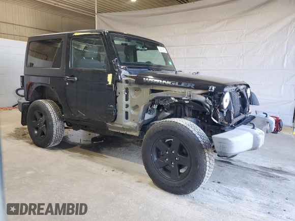 2016 Jeep Wrangler Sport z VIN 1C4AJWAG1GL146982, wystawiony jako Copart lot #52691855 z przebiegiem 96 525 mil mil oraz Szkoda całkowita • Salvage title. Historia ofert i sprzedaży dostępna na DreamBid. Obrazek 4.