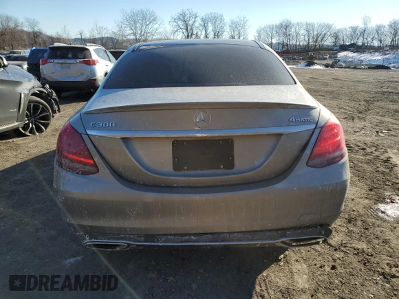 2020 Mercedes-Benz C 300 with VIN 55SWF8EB3LU326543, listed as a Copart auction lot 42502215 with 40,385 mi miles and Salvage Title. Bid and sale history available at DreamBid. Image 6.