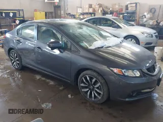 2014 Honda Civic Sedan EX-L with VIN 19XFB2F94EE051344, listed as a IAAI auction lot 41871214 with 34,703 mi miles. Bid and sale history available at carsss.com. Image 1.