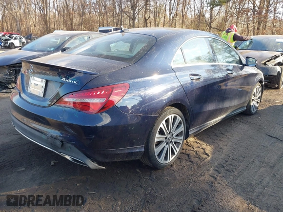 2019 Mercedes-Benz CLA 250 with VIN WDDSJ4GB7KN724834, listed as a IAAI auction lot 41397528 with 47,727 mi miles and . Bid and sale history available at DreamBid. Image 4.