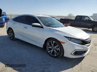 2020 Honda Civic Sedan Touring with VIN 19XFC1F95LE011214, listed as a Copart auction lot 42718735 with 81,185 mi miles and Salvage Title. Bid and sale history available at carsss.com. Image 4.