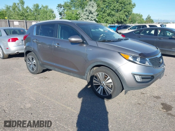 2015 Kia Sportage EX with VIN KNDPCCAC6F7762085, listed as a IAAI auction lot 42659208 with 114,723 mi miles and . Bid and sale history available at DreamBid. Image 1.