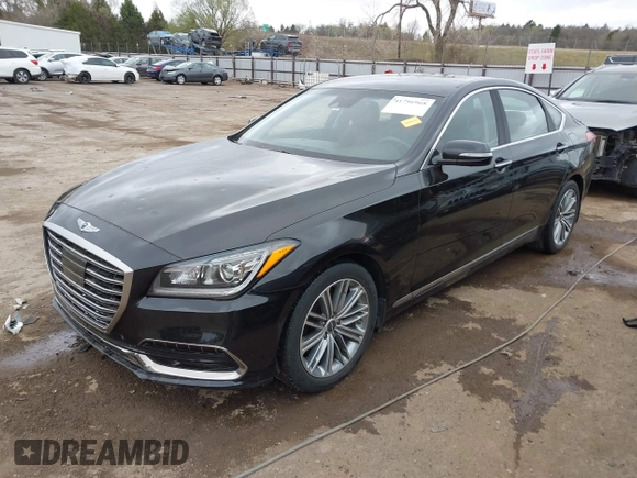 2019 Genesis G80 3.8L with VIN KMHGN4JE3KU286631, listed as a IAAI auction lot 41796968 with 25,230 mi miles and . Bid and sale history available at DreamBid. Image 17.
