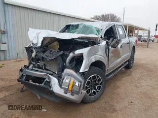 2023 Ford F-150 XL with VIN 1FTFW1E58PFB69225, listed as a IAAI auction lot 41546811 with 1 mi miles. Bid and sale history available at carsss.com. Image 6.