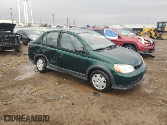 2002 Toyota ECHO with VIN JTDBT123120230730, listed as a Copart auction lot 49692715 with 106,252 mi miles and Salvage Title. Bid and sale history available at carsss.com. Image 4.