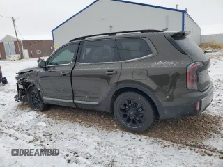 2023 Kia Telluride SX Prestige X-Pro with VIN 5XYP5DGC3PG354591, listed as a Copart auction lot 87465074 with 24,545 mi miles and Salvage title. Bid and sale history available at DreamBid. Image 2.
