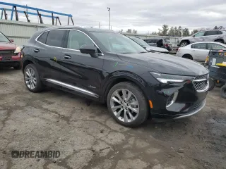 2023 Buick Envision Avenir with VIN LRBFZSR41PD189535, listed as a Copart auction lot 48213575 with 3,568 mi miles and Salvage Title. Bid and sale history available at carsss.com. Image 4.