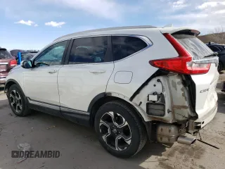 2018 Honda CR-V Touring with VIN 5J6RW2H95JL030237, listed as a Copart auction lot 44001415 with 55,575 mi miles and Salvage Title. Bid and sale history available at DreamBid. Image 2.