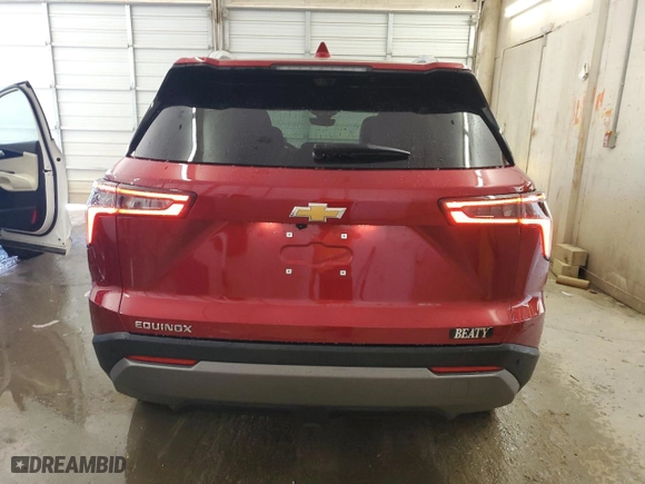 2025 Chevrolet Equinox FWD LT with VIN 3GNAXHEG1SL139796, listed as a Copart auction lot 51996455 with 2,680 mi miles and Salvage Title. Bid and sale history available at carsss.com. Image 6.