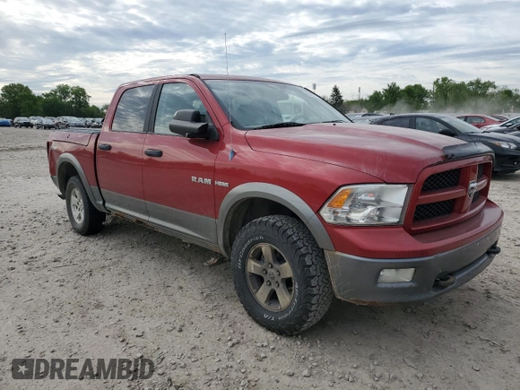 2009 Dodge 1500 SLT with VIN 1D3HV13T69J530052, listed as a Copart auction lot 56421075 with 133,816 mi miles and Clean Title. Bid and sale history available at DreamBid. Image 4.