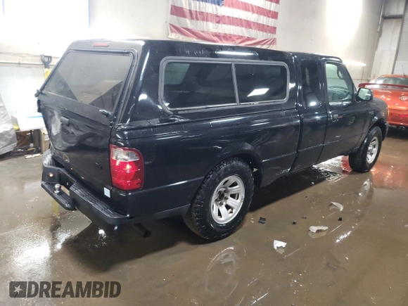 2005 Ford Ranger XLT with VIN 1FTYR44U35PB10164, listed as a Copart auction lot 44529615 with 142,072 mi miles and Salvage title. Bid and sale history available at DreamBid. Image 3.