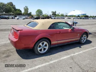 2007 Ford Mustang Deluxe with VIN 1ZVFT84N575271099, listed as a Copart auction lot 59233515 with 214,628 mi miles and Clean title. Bid and sale history available at DreamBid. Image 3.