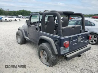 2004 Jeep Wrangler X with VIN 1J4FA39S64P717135, listed as a Copart auction lot 66358954 with 166,948 mi miles and Clean Title. Bid and sale history available at carsss.com. Image 2.