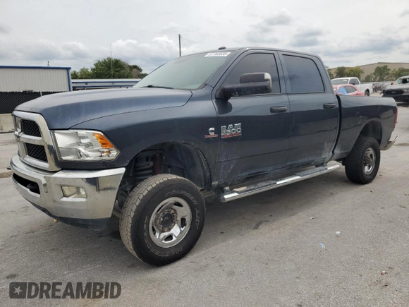 2018 Ram 2500 Tradesman with VIN 3C6UR5CL4JG142236, listed as a Copart auction lot 57782635 with 197,337 mi miles and Salvage title. Bid and sale history available at DreamBid. Image 1.