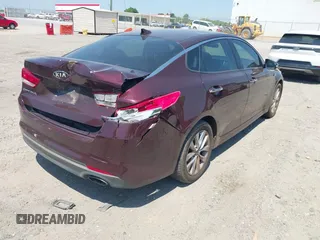 2018 Kia Optima LX with VIN 5XXGT4L39JG259153, listed as a IAAI auction lot 42076003 with 191,321 mi miles and . Bid and sale history available at DreamBid. Image 4.