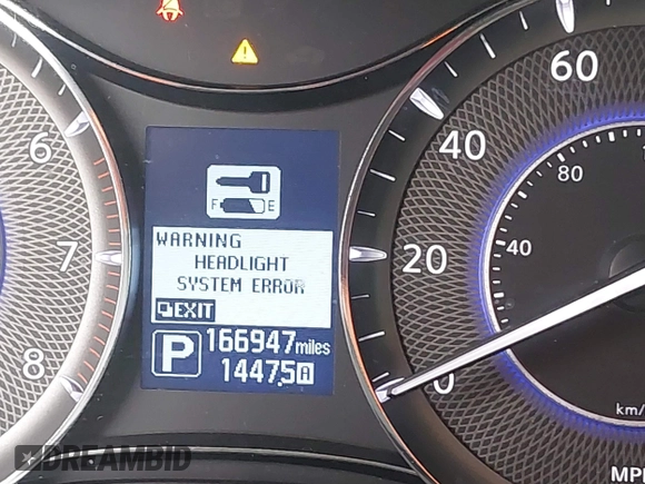 2015 Infiniti QX80 with VIN JN8AZ2NF1F9571315, listed as a IAAI auction lot 41522434 with 166,947 mi miles. Bid and sale history available at carsss.com. Image 15.