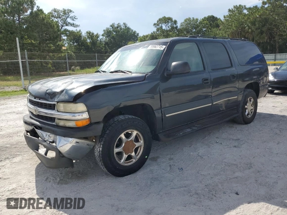 2003 Chevrolet Suburban LT z VIN 1GNEC16Z23J338840, wystawiony jako Copart lot #59962715 z przebiegiem 264 250 mil mil oraz Szkoda całkowita • Salvage title. Historia ofert i sprzedaży dostępna na DreamBid. Obrazek 1.