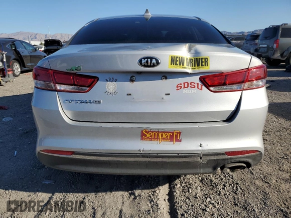 2017 Kia Optima LX with VIN KNAGT4L32H5156202, listed as a Copart auction lot 49745025 with 91,497 mi miles and Salvage Title. Bid and sale history available at carsss.com. Image 6.