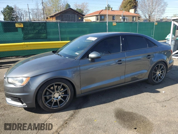2016 Audi A3 2.0T Premium with VIN WAUB8GFF1G1070386, listed as a Copart auction lot 53983075 with 105,843 mi miles and Salvage Title. Bid and sale history available at carsss.com. Image 1.