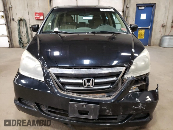 2007 Honda Odyssey EX-L with VIN 5FNRL38717B123111, listed as a Copart auction lot 52906645 with 235,188 mi miles and Salvage Title. Bid and sale history available at carsss.com. Image 5.