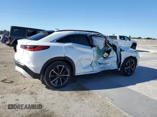 2023 Infiniti QX55 Luxe with VIN 3PCAJ5JR4PF118379, listed as a Copart auction lot 48494775 with 16,181 mi miles and Salvage title. Bid and sale history available at DreamBid. Image 3.