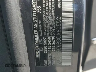2012 Mercedes-Benz E 350 Luxury with VIN WDDHF5KB3CA605521, listed as a Copart auction lot 64076005 with 146,855 mi miles and Salvage title. Bid and sale history available at DreamBid. Image 12.