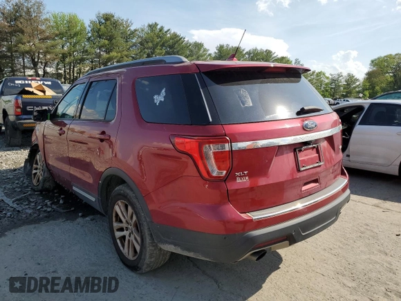 2018 Ford Explorer XLT with VIN 1FM5K8DH7JGA38831, listed as a Copart auction lot 55629985 with Not Provided miles and Clean Title. Bid and sale history available at DreamBid. Image 2.