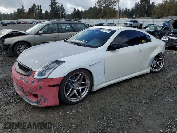 2004 Infiniti G35 Coupe w/Leather with VIN JNKCV54E44M811167, listed as a Copart auction lot 76623984 with 153,577 mi miles and Salvage Title. Bid and sale history available at carsss.com. Image 1.