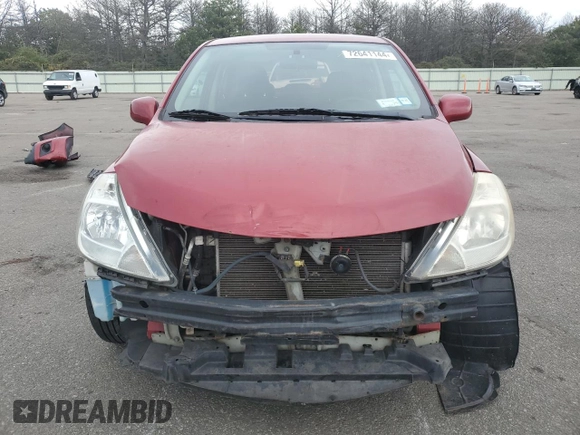 2010 Nissan Versa 1.8 S with VIN 3N1BC1AP4AL371722, listed as a Copart auction lot 72641144 with 128,445 mi miles and Salvage Title. Bid and sale history available at carsss.com. Image 5.