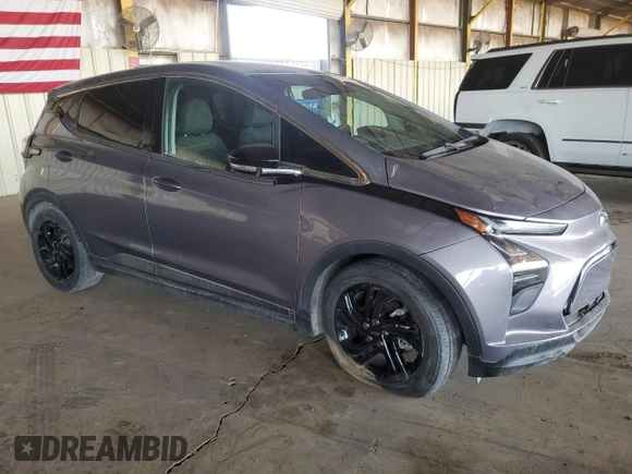 2022 Chevrolet Bolt EV 1LT with VIN 1G1FW6S05N4123181, listed as a Copart auction lot 60663445 with 51,960 mi miles and Salvage title. Bid and sale history available at DreamBid. Image 4.