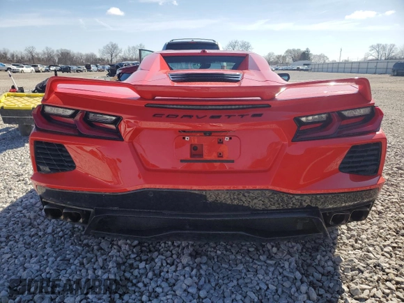 2023 Chevrolet Corvette 3LT with VIN 1G1YC3D41P5121618, listed as a Copart auction lot 47589365 with 11,351 mi miles and Salvage title. Bid and sale history available at DreamBid. Image 6.