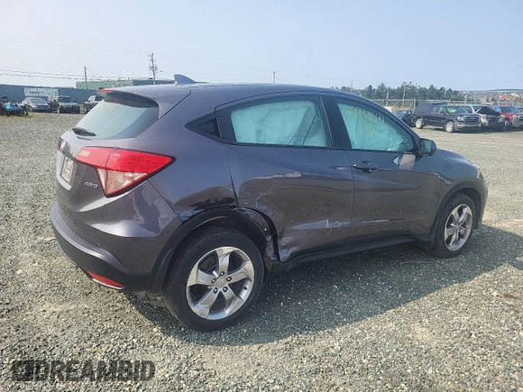 2018 Honda HR-V LX with VIN 3CZRU6H38JM104418, listed as a Copart auction lot 65933644 with 52,254 mi miles and Salvage Title. Bid and sale history available at carsss.com. Image 3.