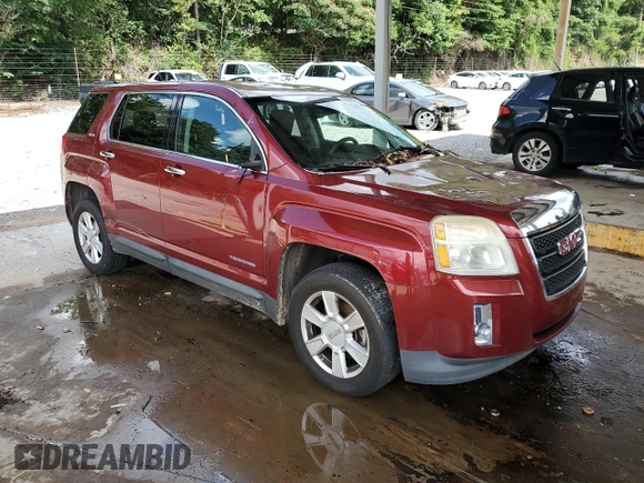 2012 GMC Terrain SLE-1 with VIN 2GKALMEK9C6296570, listed as a Copart auction lot 61337315 with 148,069 mi miles and Salvage title. Bid and sale history available at DreamBid. Image 4.