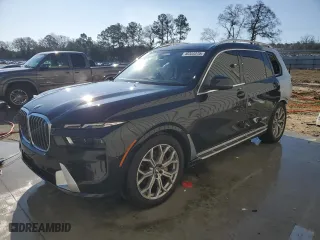 2024 BMW X7 xDrive40i with VIN 5UX23EM09R9U39244, listed as a Copart auction lot 48322275 with 21,912 mi miles and Salvage Title. Bid and sale history available at carsss.com. Image 1.