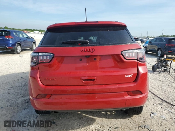2023 Jeep Compass Limited with VIN 3C4NJDCN1PT543923, listed as a Copart auction lot 50697685 with 30,746 mi miles and Non Repairable. Bid and sale history available at DreamBid. Image 6.