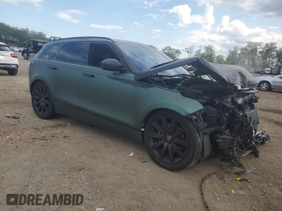 2020 Land Rover Range Rover Velar R-Dynamic S z VIN SALYK2FV9LA243034, wystawiony jako Copart lot #56222985 z przebiegiem 53 611 mil mil oraz Szkoda całkowita • Salvage title. Historia ofert i sprzedaży dostępna na DreamBid. Obrazek 4.