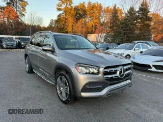 2020 Mercedes-Benz GLS with VIN 4JGFF5KE0LA192187, listed as a Copart auction lot 82280613 with 95,671 mi miles. Bid and sale history available at carsss.com. Image 2.