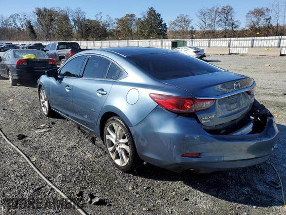 2014 Mazda Mazda6 i Touring with VIN JM1GJ1T55E1110567, listed as a Copart auction lot 83671234 with 143,824 mi miles and Salvage Title. Bid and sale history available at carsss.com. Image 2.