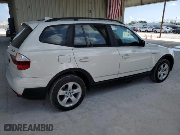 2008 BMW X3 3.0si with VIN WBXPC93488WJ10833, listed as a Copart auction lot 54594245 with 158,956 mi miles and Clean Title. Bid and sale history available at carsss.com. Image 3.