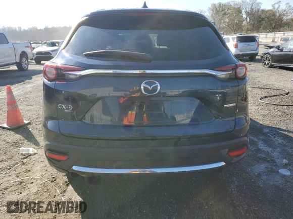 2021 Mazda CX-9 Carbon Edition with VIN JM3TCBDY1M0508409, listed as a Copart auction lot 83419844 with 88,647 mi miles and Salvage title. Bid and sale history available at DreamBid. Image 6.