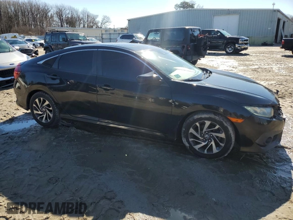 2016 Honda Civic Sedan EX with VIN 19XFC2F80GE216328, listed as a Copart auction lot 44415155 with 132,114 mi miles and Salvage Title. Bid and sale history available at carsss.com. Image 4.