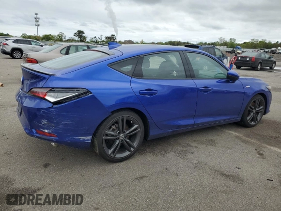 2024 Acura Integra Technology z VIN 19UDE4H64RA012244, wystawiony jako Copart lot #57226215 z przebiegiem 14 487 mil mil oraz Szkoda całkowita • Salvage title. Historia ofert i sprzedaży dostępna na DreamBid. Obrazek 3.