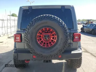 2020 Jeep Wrangler Unlimited Rubicon z VIN 1C4HJXFN1LW197533, wystawiony jako Copart lot #61822345 z przebiegiem 42 522 mil mil oraz Szkoda całkowita • Salvage title. Historia ofert i sprzedaży dostępna na DreamBid. Obrazek 6.
