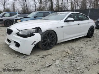 2014 BMW 6 Series 650i xDrive with VIN WBA6B4C54ED371324, listed as a Copart auction lot 49016325 with 113,395 mi miles and Salvage Title. Bid and sale history available at carsss.com. Image 1.