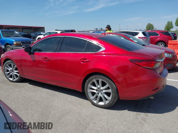 2015 Mazda 6 i Touring with VIN JM1GJ1V58F1185486, listed as a IAAI auction lot 42053968 with 239,811 mi miles and . Bid and sale history available at carsss.com. Image 14.